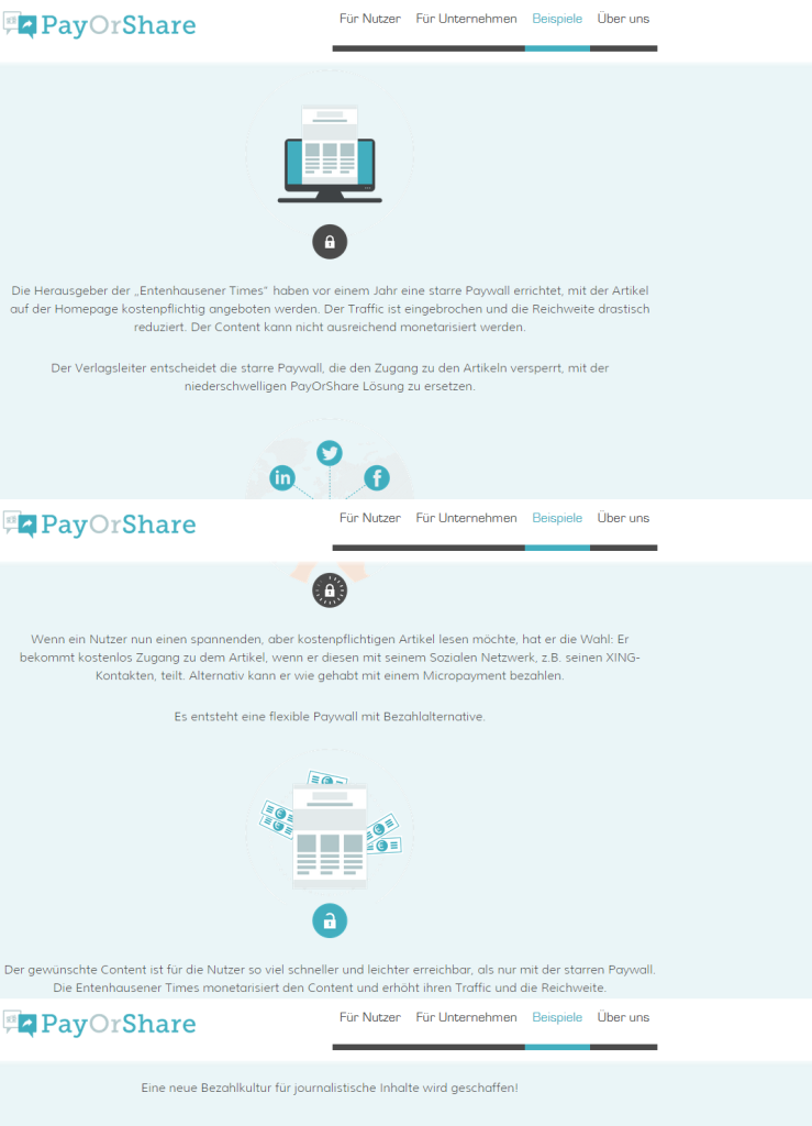 Beispiele    PayOrShare