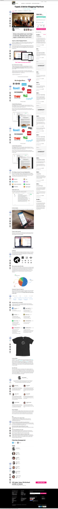 Typed  A Better Blogging Platform   Indiegogo